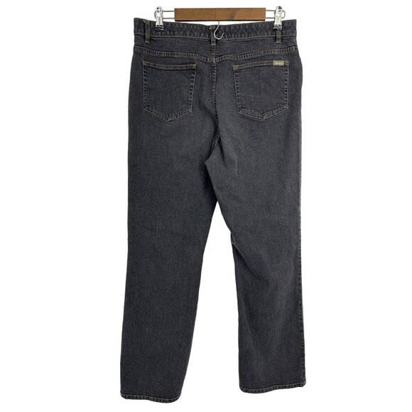 Woolrich Women's Style 1218 Elastic Waistband Bootcut Jeans Size 14 - Picture 2 of 10